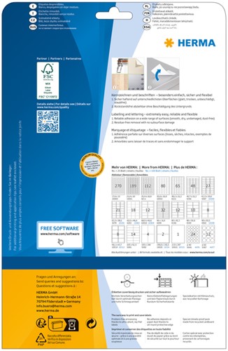Etiket HERMA 10017 A4 99.1x42.3mm verwijderbaar wit 300 etiketten-3