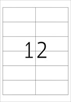 Etiket HERMA 4595 97x42.3mm folie wit 120 stuks-1