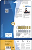 Etiket HERMA flessen 8882 90x120mm A4 glossy wit 40 stuks-2