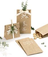 Blokbodemzak Folia 12x6x21cm foodsafe kraft set à 15 stuks-2