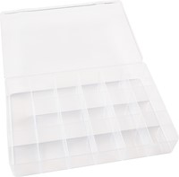 Opbergdoos Folia 17 vakken 18x26,5x4cm transparant-2