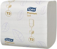 Toiletpapier Tork T3 Premium gevouwen 2-laags 110x190mm wit 114273-2