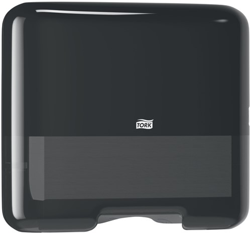 Handdoekdispenser Tork H3 Elevation klein zwart 553108-2