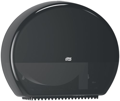 Toiletpapierdispenser Tork T1 Elevation jumbo zwart 554008