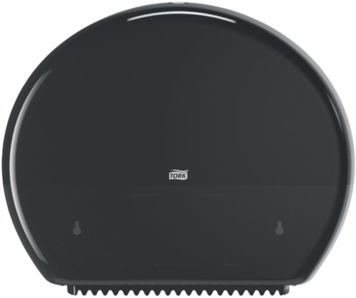 Toiletpapierdispenser Tork T1 Elevation jumbo zwart 554008-2