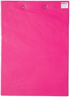 Klembord MAUL A4 staand PVC neon roze-5