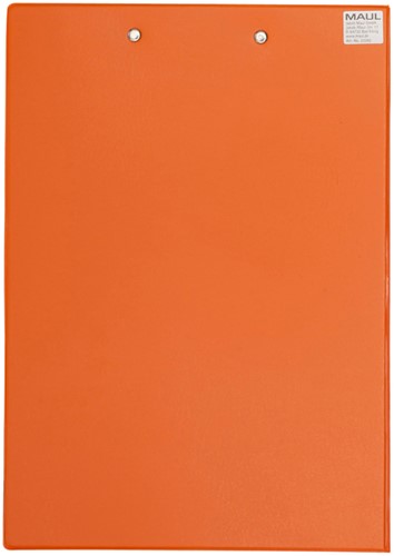 Klembordmap MAUL A4 staand met penlus PVC neon oranje-3