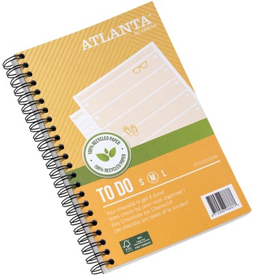 Things to do Djois Atlanta recycled papier Summer 195x125mm 100 vel 70gr geel 2 stuks