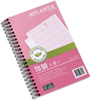 Things to do Djois Atlanta recycled papier Tropical 125x195mm 100 vel 70gr roze 2 stuks