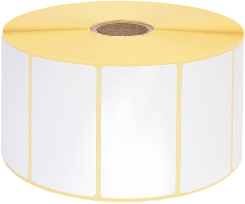 Labeletiket IEZZY Zebra 800262-125 57x32mm 25mm wit permanent 2100st