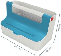 Opbergbox Leitz Cosy draagbaar kunststof blauw-7
