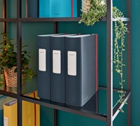 Ordner Leitz Cosy Active 180° 82mm PP A4 fluweel grijs-1