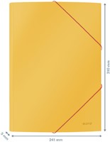 Elastomap Leitz Cosy A4 3-kleps geel-2