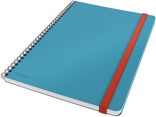 Notitieboek Leitz Cosy B5 160 blz spiraal lijn blauw-2