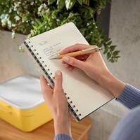 Notitieboek Leitz Cosy B5 160 blz spiraal lijn grijs-3