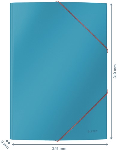 Elastomap Leitz Cosy A4 3-kleps blauw-3