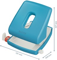 Perforator Leitz Cosy  30 vel blauw-1