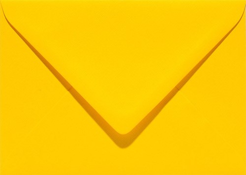 Envelop Papicolor EA5 156x220mm dottergeel pak à 6 stuks