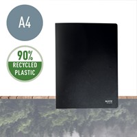 Showmap Leitz Recycle A4 20-tassen gerecycled PP zwart-3