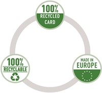 Sorteermap Leitz Recycle 12 tabs karton zwart-3