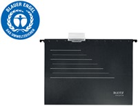 Hangmap Leitz Alpha Recycle A4 verticaal V-bodem zwart-4