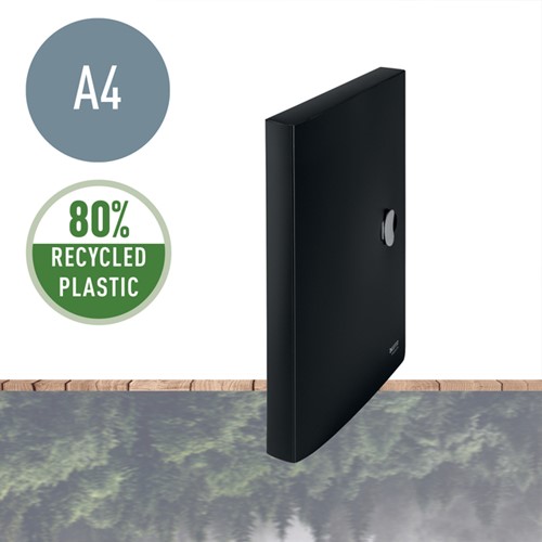 Documentenbox Leitz Recycle A4 PP zwart-2
