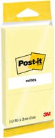 Memoblok Post-it Notes 6810 38x51mm canary yellow 3 stuks