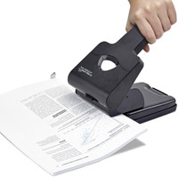 Perforator Rapesco Germ-Savvy Heavy Duty HD865-P antibacterieel 2-gaats zwart-3