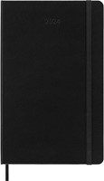 Agenda 2024 Moleskine 12M Planner Weekly 7dag/2pagina's large 130x210mm hard cover black