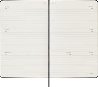 Agenda 2024 Moleskine 12M Planner Weekly 7dag/2pagina's large 130x210mm hard cover black-1