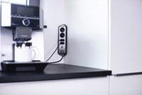 Stekkerdoos Brennenstuhl bureau Estilo 4 voudig inclusief 2 USB 2 meter zwart/zilver-4