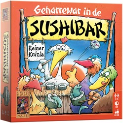 Dobbelspel Geharrewar in de Sushibar