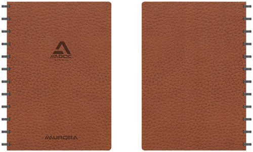 Schrift Adoc Business A4 ruit 5x5mm 144 pagina's 90gr bruin