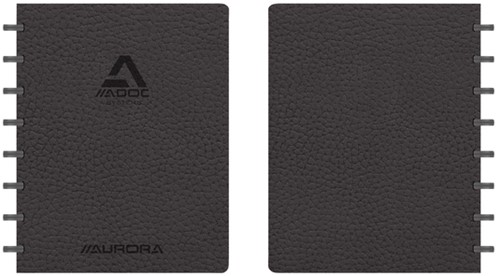 Schrift Adoc Business A5 ruit 5x5mm 144 pagina's 90gr zwart