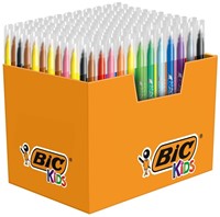 Kleurstiften BicKids couleur medium assorti schoolbox à 144 stuks