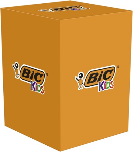 Kleurstiften BicKids couleur medium assorti schoolbox à 144 stuks-2