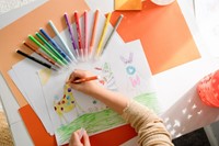 Kleurstiften BicKids couleur medium assorti schoolbox à 144 stuks-1