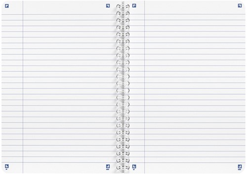 Spiraalblok Oxford Touareg A5 180 pagina's lijn assorti-2