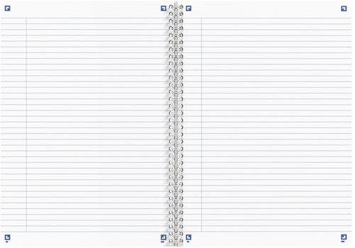Spiraalblok Oxford Touareg A4 180 pagina's lijn assorti-3