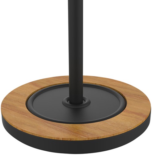 Kapstok Unilux Bora staand bamboe zwart-2