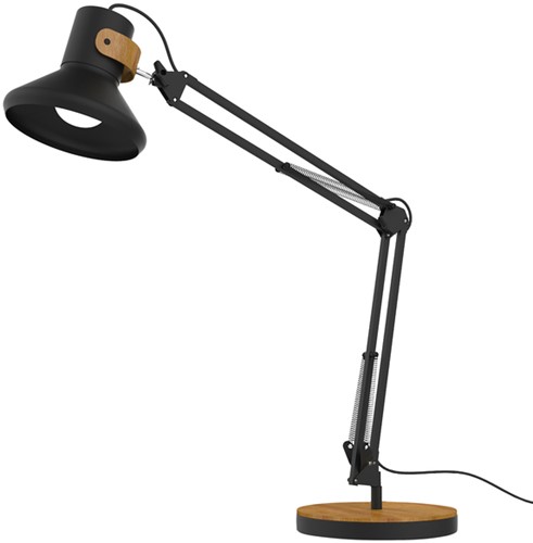 Bureaulamp Unilux Baya led bamboe zwart