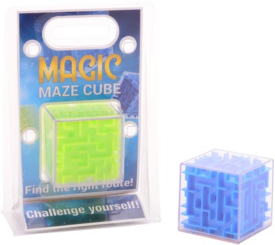 Hersenkraker Doolhof kubus 2 assorti