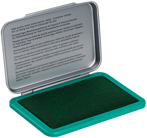 Inktkussen Trodat metaal 9051M 90x50mm groen-3