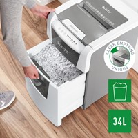 Papiervernietiger Leitz IQ Auto+ Small Office 100 P5 snippers 2x15mm-5