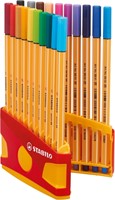 Fineliner STABILO point 88 ColorParade rollerset geel/rood F ass 20st-1