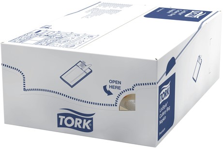 Pochette Tork Linstyle Premium 1-laags 390x390mm crème 509601-3