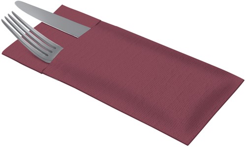 Pochette Tork Linstyle Premium 1-laags 390x390mm bordeauxrood 509603-2