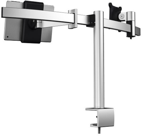 Monitorarm Durable met klem voor 1 scherm en 1 tablet-2