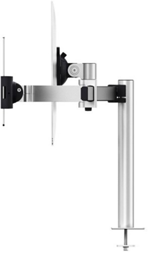 Monitorarm Durable met bladdoorvoer voor 1 scherm en 1 tablet-3