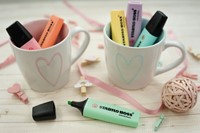 Markeerstift STABILO BOSS Original 70/4 pastel incl grijs ass 4st-5